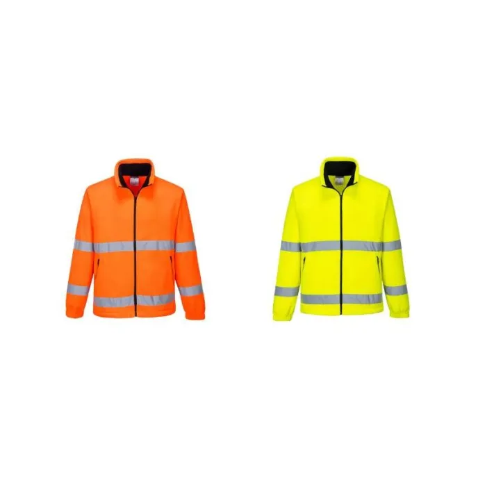 Giacca in Pile da Lavoro Alta Visibilità Zip Intera Portwest F303
