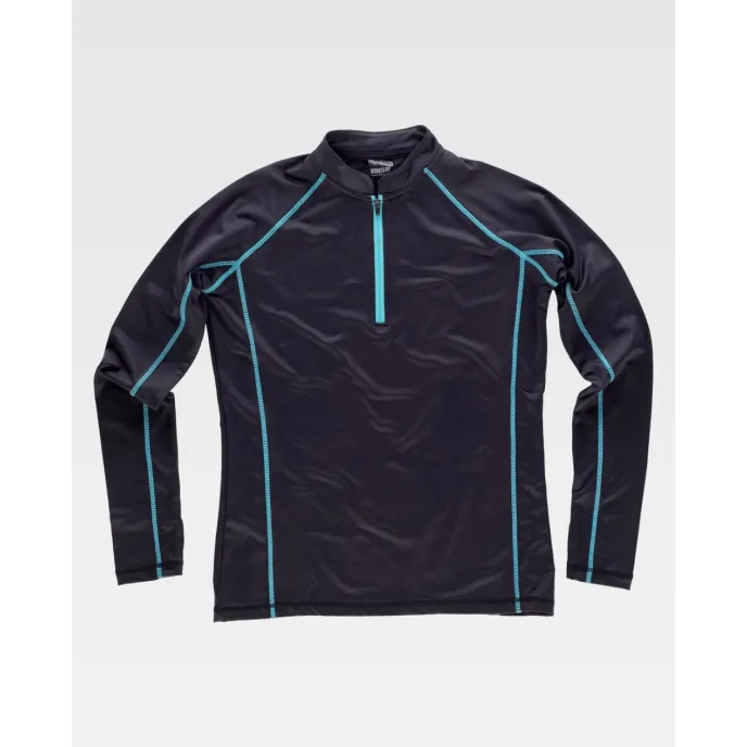 Giacca Sportiva Elasticizzata Mezza Zip S7555 - Workteam