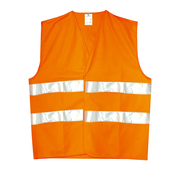 Gilet Alta Visibilità in Poliestere 100% Economico EXTRA LARGE - GIALLO o ARANCIONE