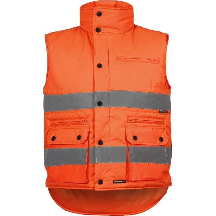 Gilet Alta Visibilità in Poliestere 100% Imbottito - Workteam C3209