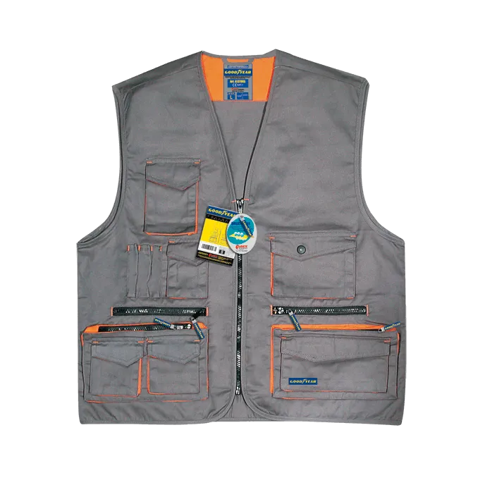 Gilet bicolore multitasche - G1379050