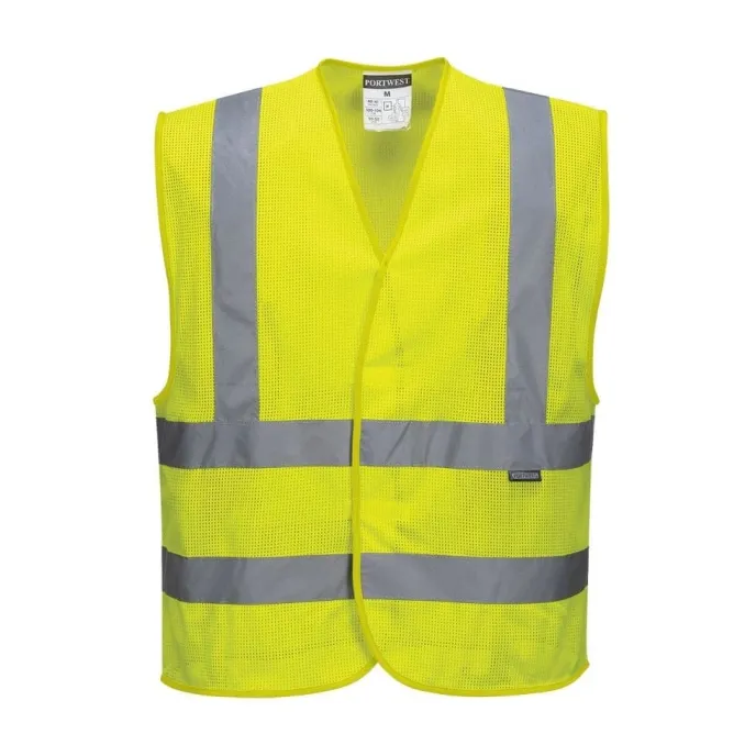 Gilet da Lavoro Banda Verticale MeshAir Alta Visibilita Portwest C370