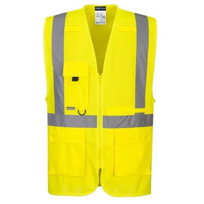Gilet da Lavoro Executive Alta Visibilita Portwest C357