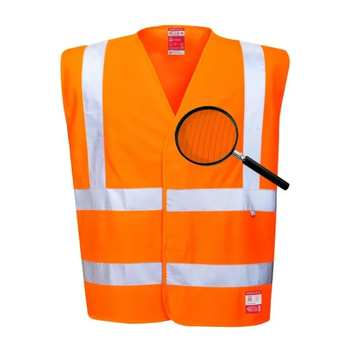 Gilet da Lavoro ignifugo - antistatico Alta Visibilita Portwest FR71