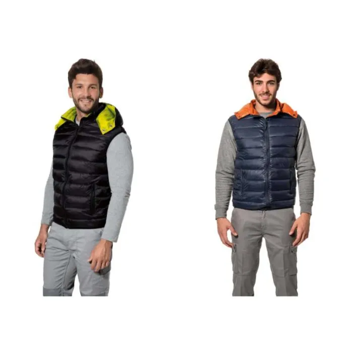 Gilet da lavoro Imbottito con cappuccio staccabile Logica KART1-L