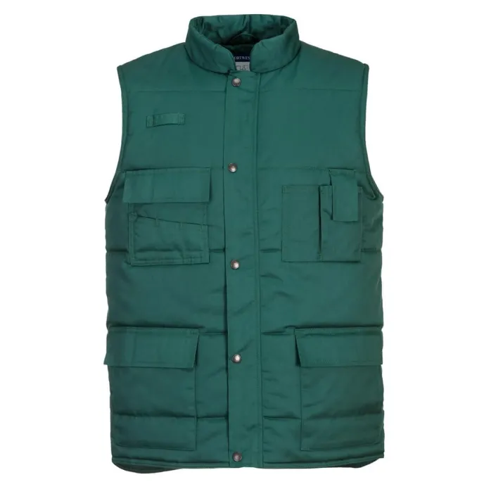 Gilet da Lavoro Portwest Shetland Multitasche Imbottito S414
