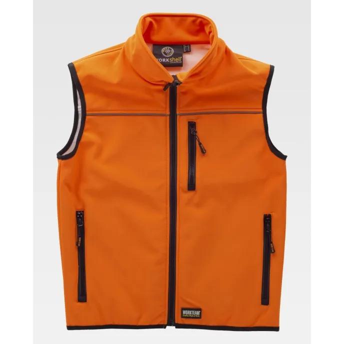 Gilet da Lavoro Softshell Stretch Alta Visibilità S9320 - Workteam