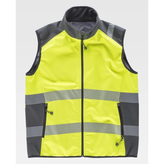 Gilet da Lavoro Workshell Alta Visibilità S9231 - Workteam