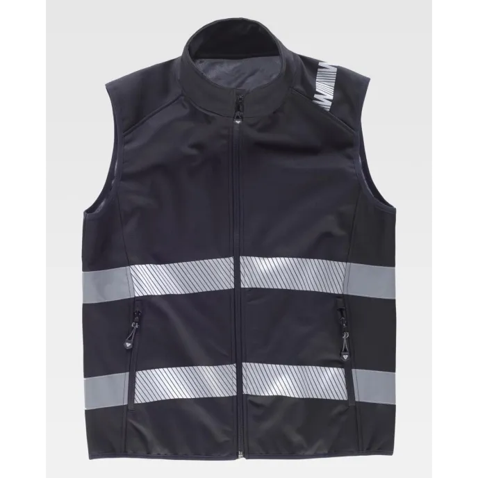 Gilet da Lavoro Workshell Alta Visibilità S9233 - Workteam