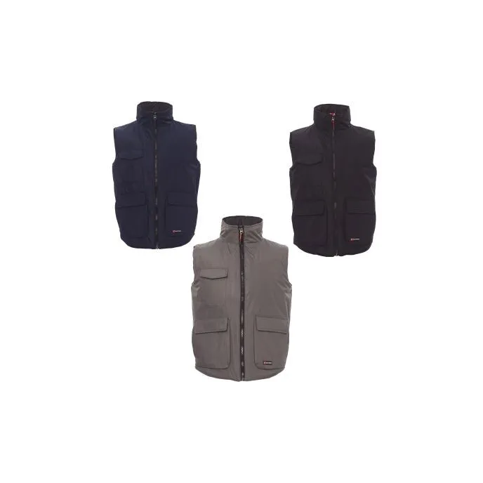 Gilet da Lavoro Multitasche con Interno Imbottito Wanted - Payper AY 7140