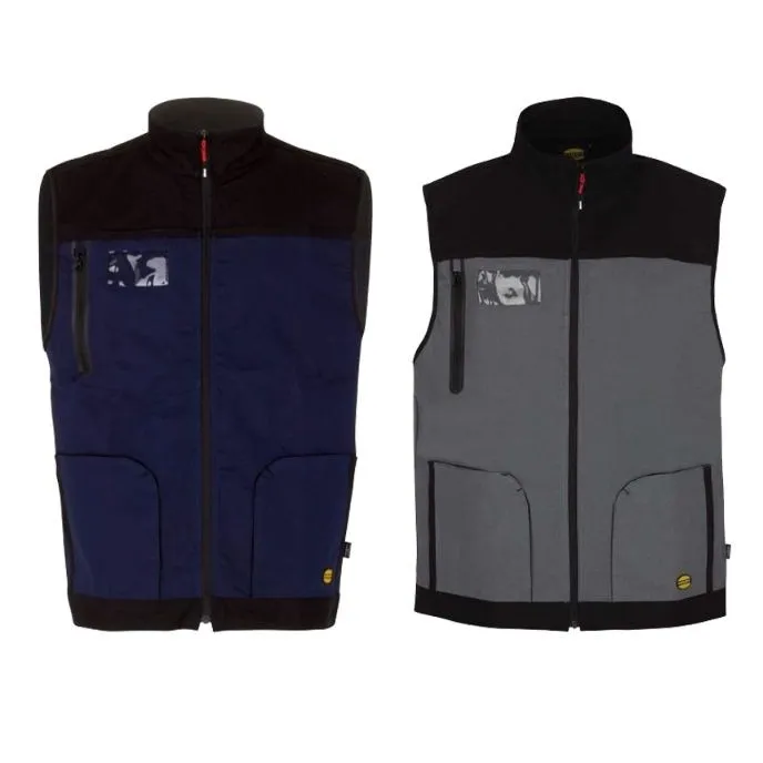 Gilet Multitasche Diadora in cotone Canvas Stretch 702.170017