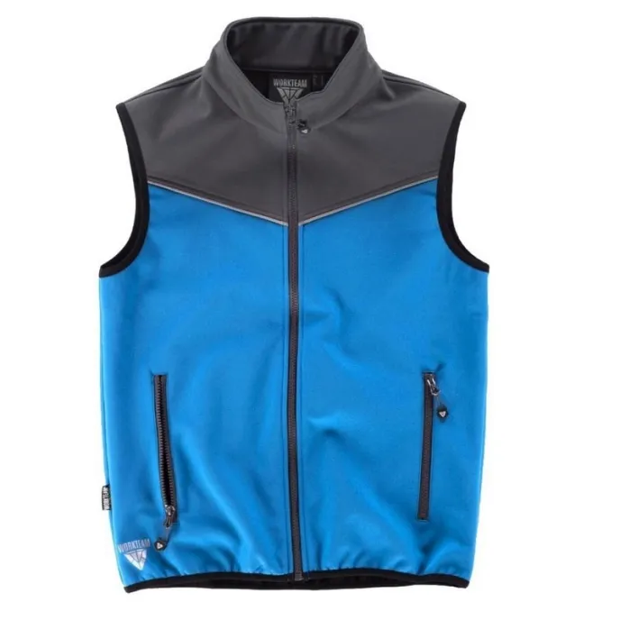 Gilet Workshell sportivo combinato a collo alto - Workteam