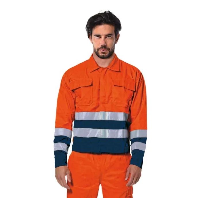 Giubbino da Lavoro multitasche estivo alta visibilità Logica 847HVA-L