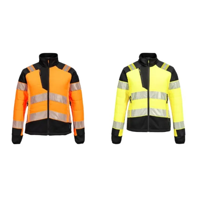 Giubbotto da Lavoro Alta Visibilità Multitasche Impermeabile Stretch da Donna Portwest T171