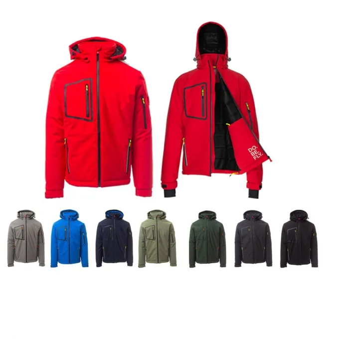 Giubbotto da Lavoro Softshell Stretch Multitasche Payper Stream Pad AY 7256