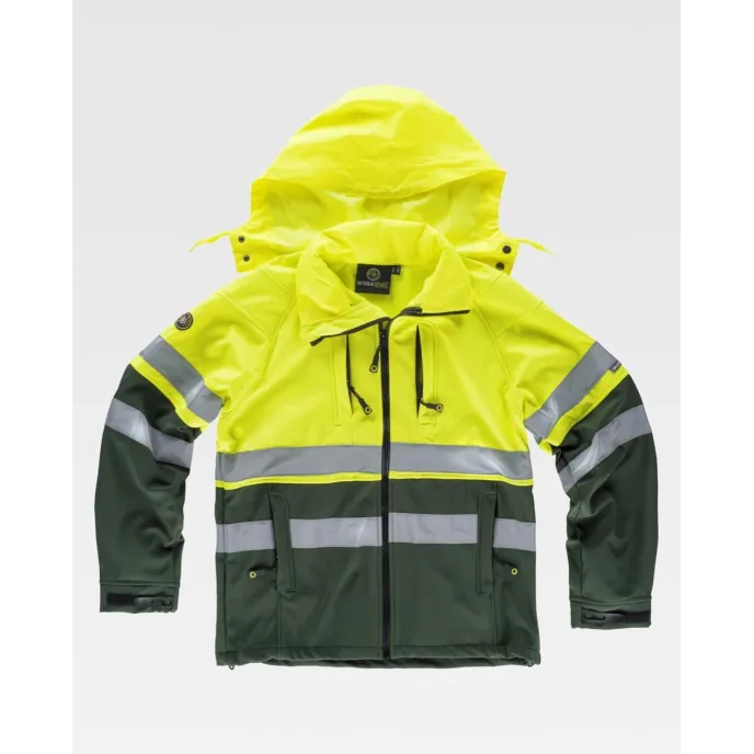 Giubbotto da Lavoro Workshell Stretch Alta Visibilità S9525 - Workteam