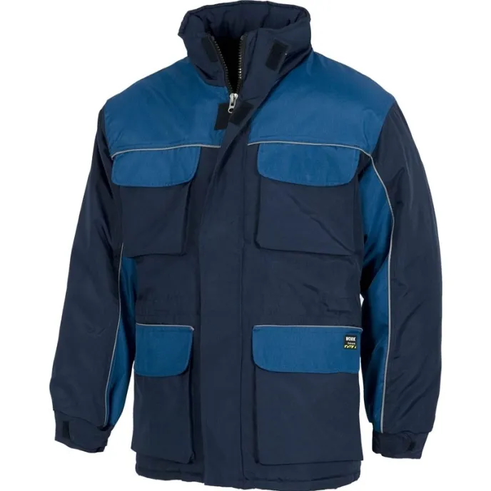 Giubbotto imbottito multitasche con tessuto esterno Oxford - Workteam