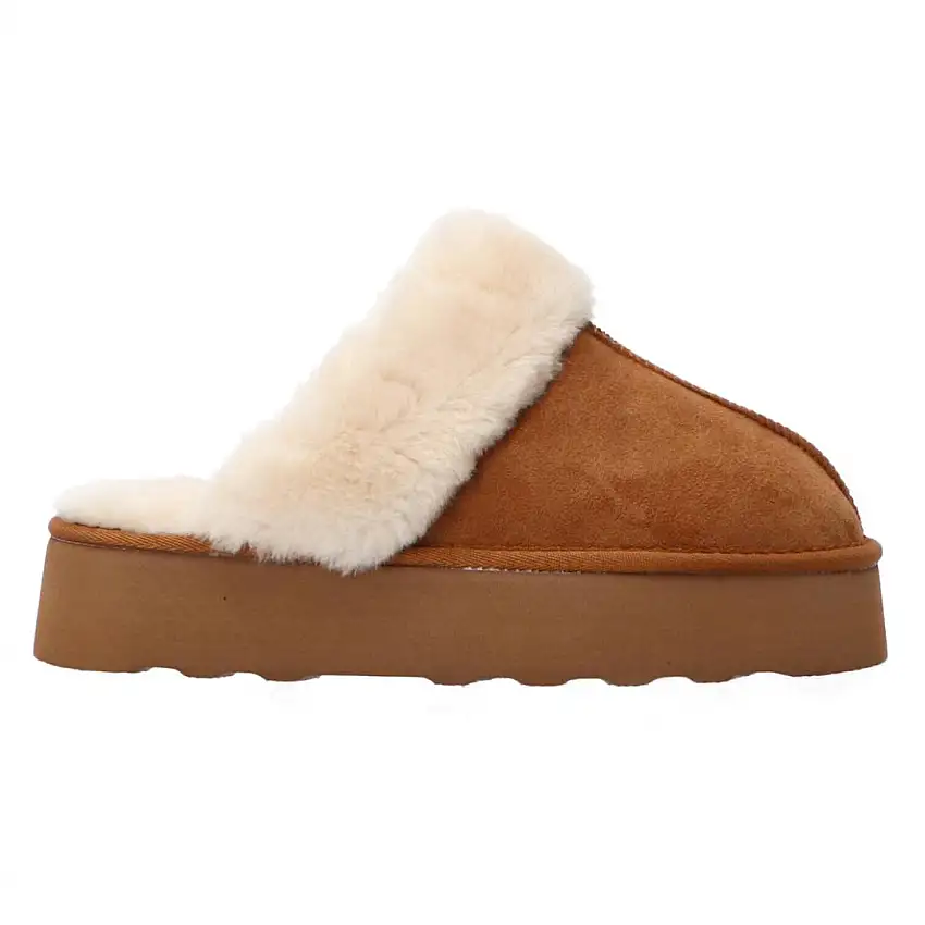 GQ06 suede ecopelliccia Cuoio