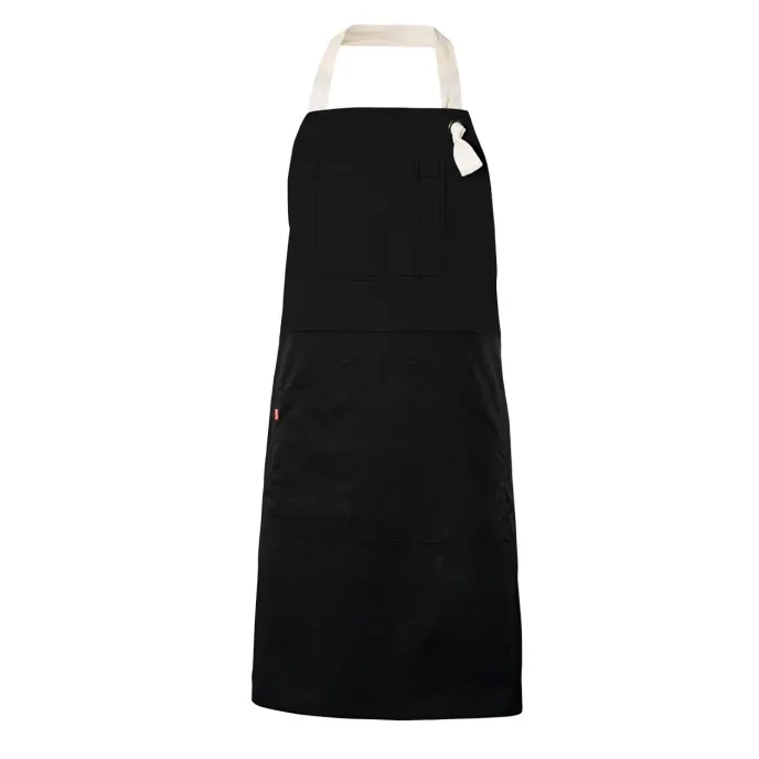 Grembiule bicolore con Pettorina da Lavoro Multitasche Velilla 404210B