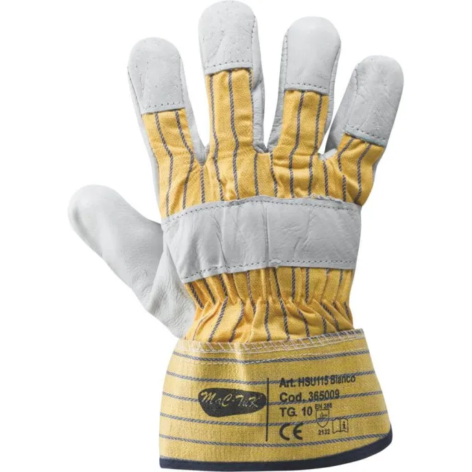 Guanti da lavoro in Pelle fiore bovino e tela - HSU115