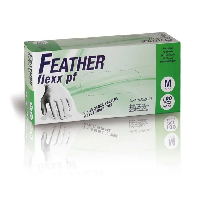 Guanti in vinile senza polvere - Feather Flexx pf