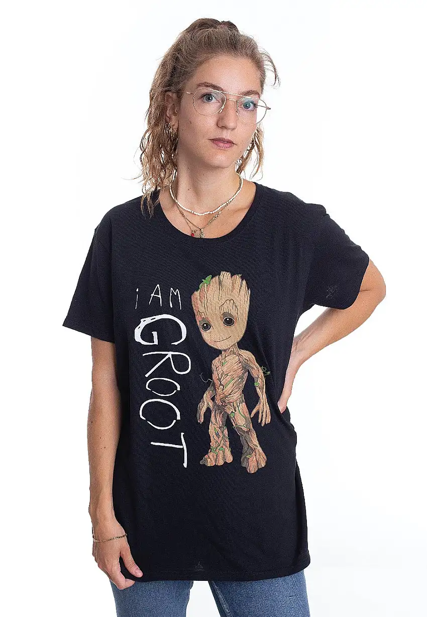 Guardians Of The Galaxy - I Am Groot Scribbles - Girly