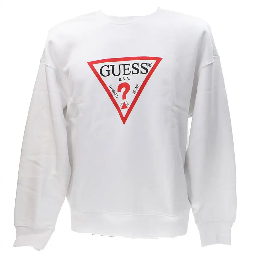 GJ ICONIC TRIANGLE SWEAT Bianco