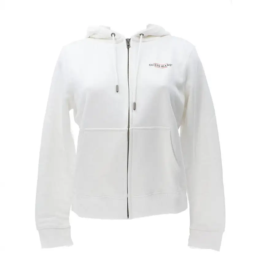 GJ ZIP HOOD REG MINI AMERICA Bianco