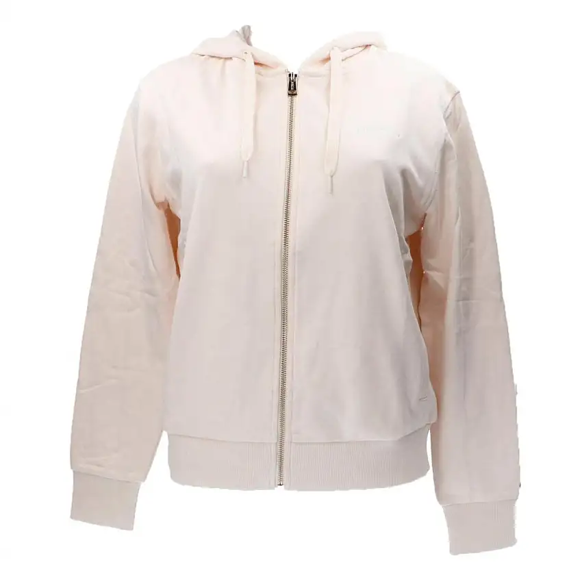 SOFIA ZIPPER SWEATSHIRT Bianco panna