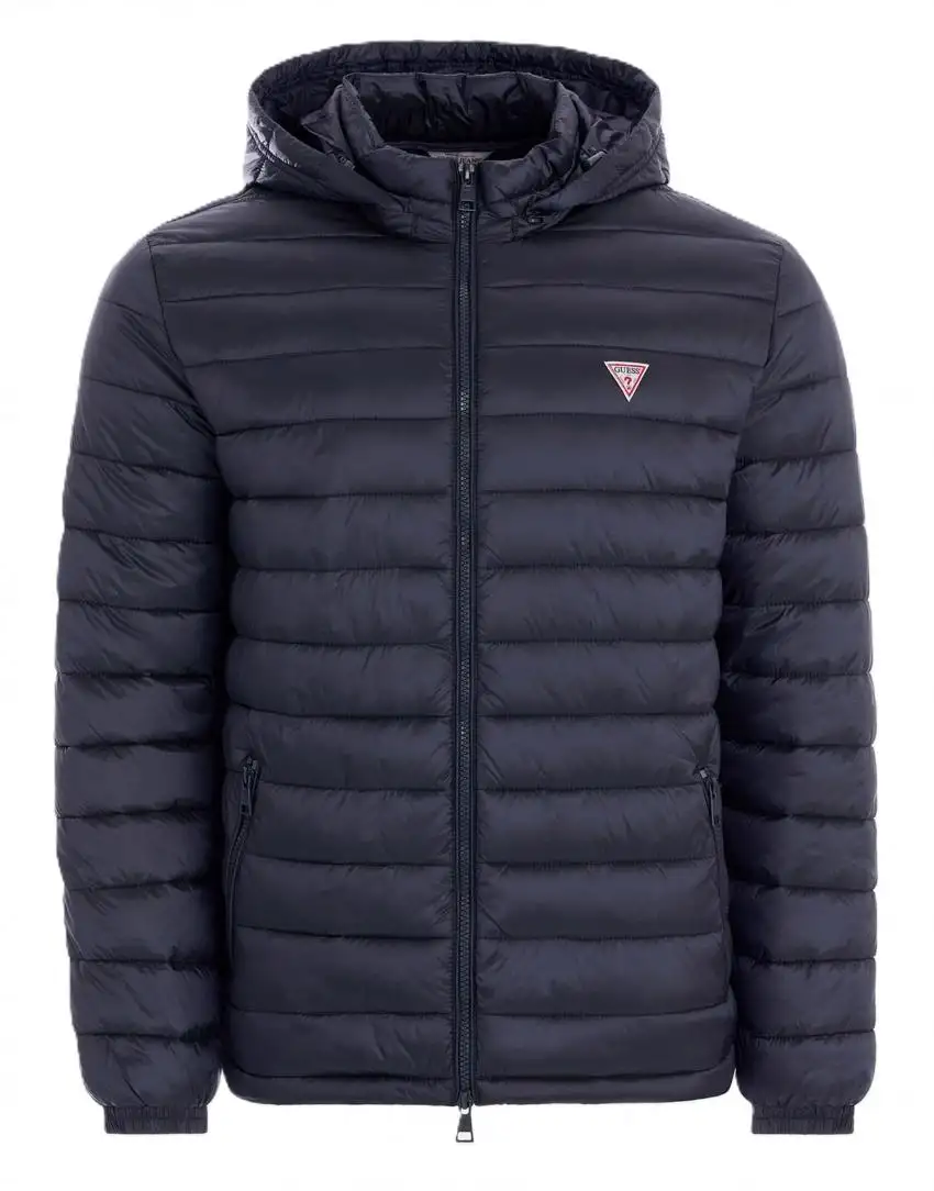 GJ HOODED PUFFER MAN Blu