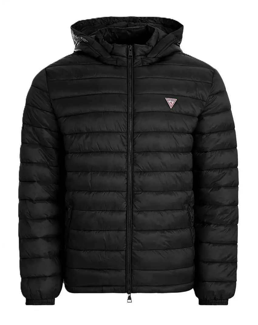 GJ HOODED PUFFER MAN Nero