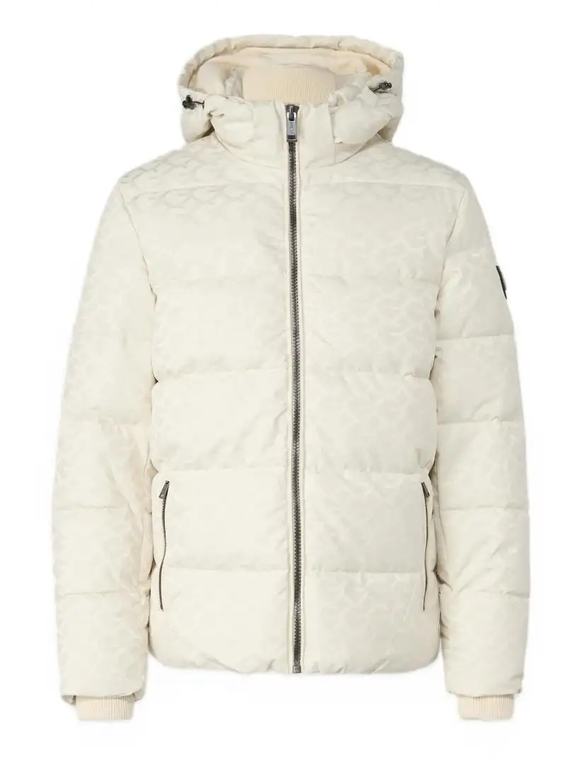 MONOGRAM PUFFA JKT Bianco Panna
