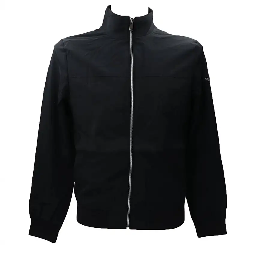 Stretch packable bomber Nero