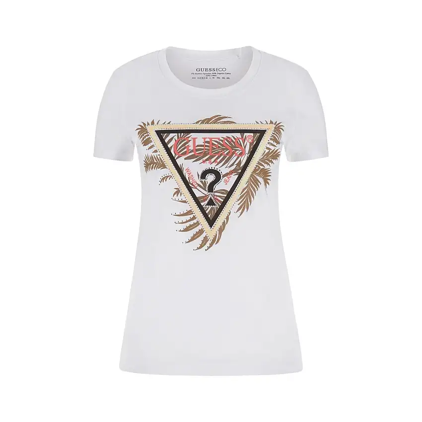 T-shirt Donna Triangle Palm Print