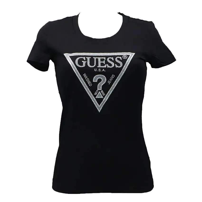 SS CN SHINY TRIANGLE TEE Nero