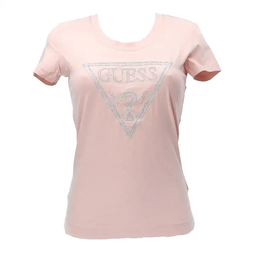 SS CN SHINY TRIANGLE TEE Rosa