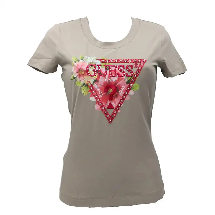 SS CN TRIANGLE BEADS TEE Verde