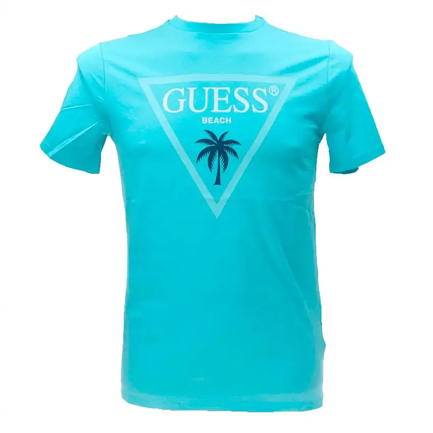 SS CN Triangle palm tee Azzurro