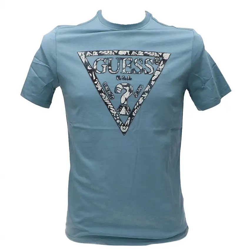 SS CN TRIANGLE TEE Azzurro