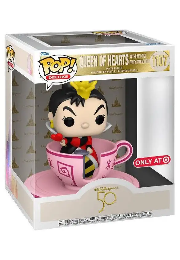 Alice In Wonderland - WDW50 Queen In Teacup POP! Vinyl Deluxe - Funko Pop