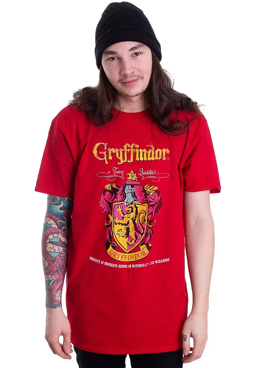 Harry Potter - Gryffindor Quidditch Red - T-Shirt