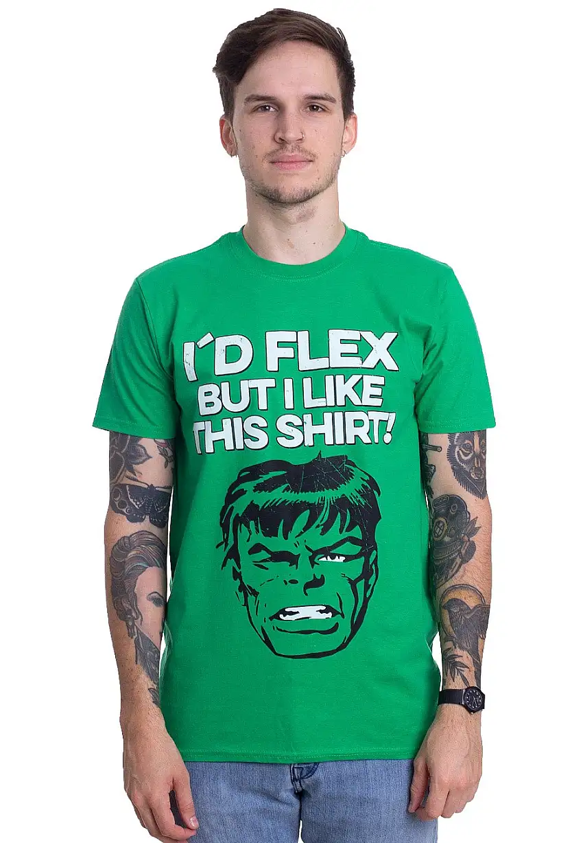 Hulk - I'd Flex Green - T-Shirt
