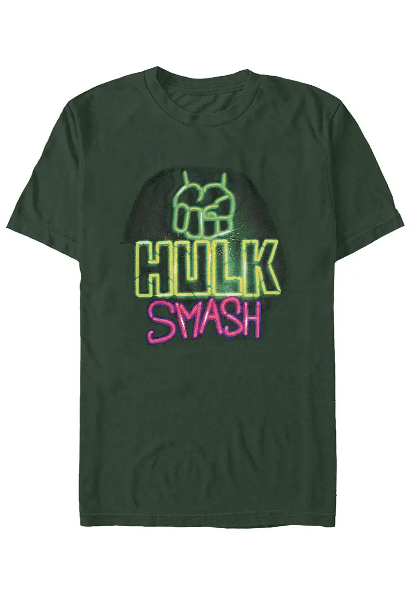 Hulk - Neon Hulk Smash Green - T-Shirt