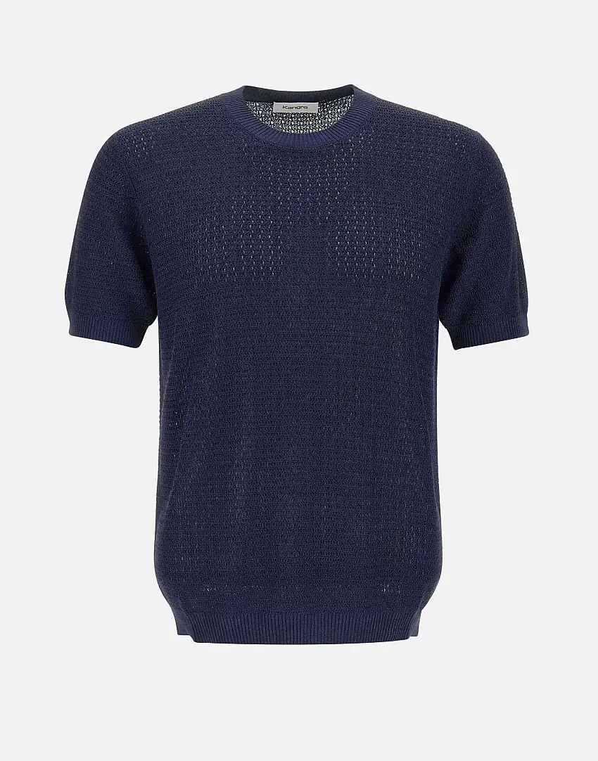 Cotton and viscose t-shirt 35778122