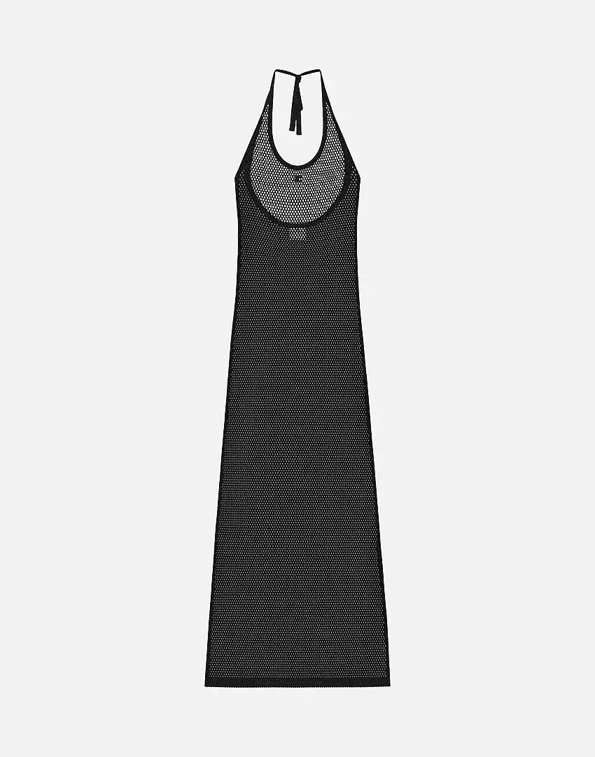 "Holistic mesh long dress" 20016294