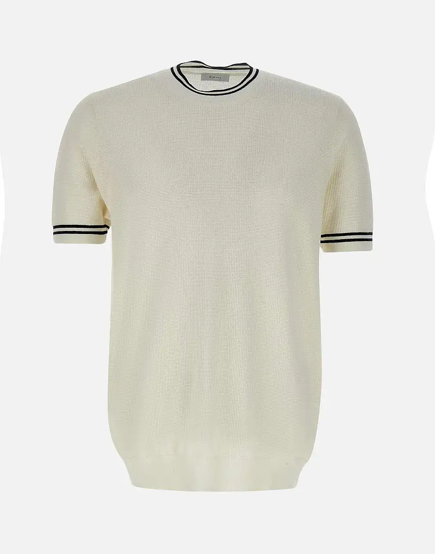 Silk and cotton T-shirt 58629866