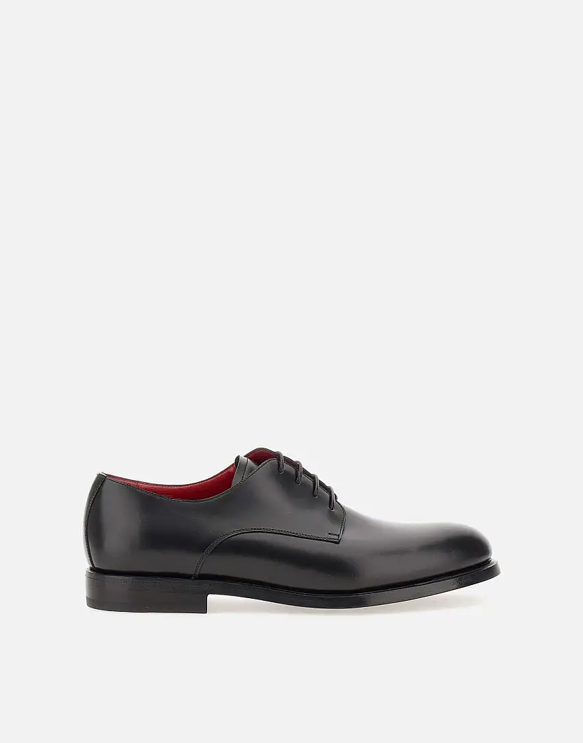 "Derby"calfskin lace-ups 86491060