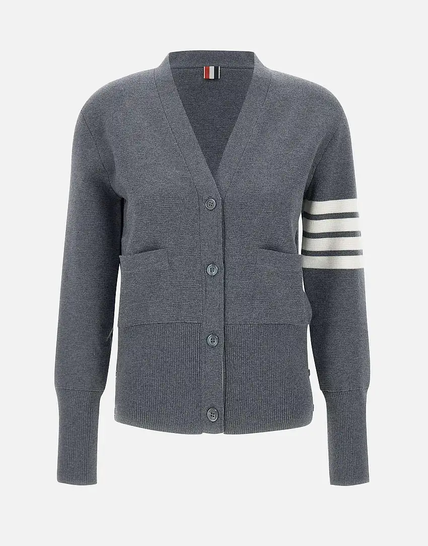 Merino wool "Milano Classic V Neck Cardigan" 72170777