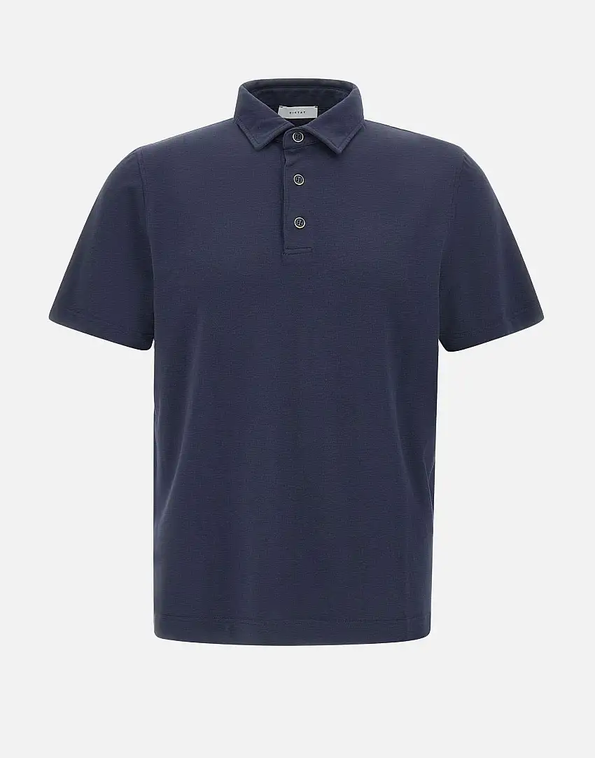 Modal and cotton polo shirt 93886813