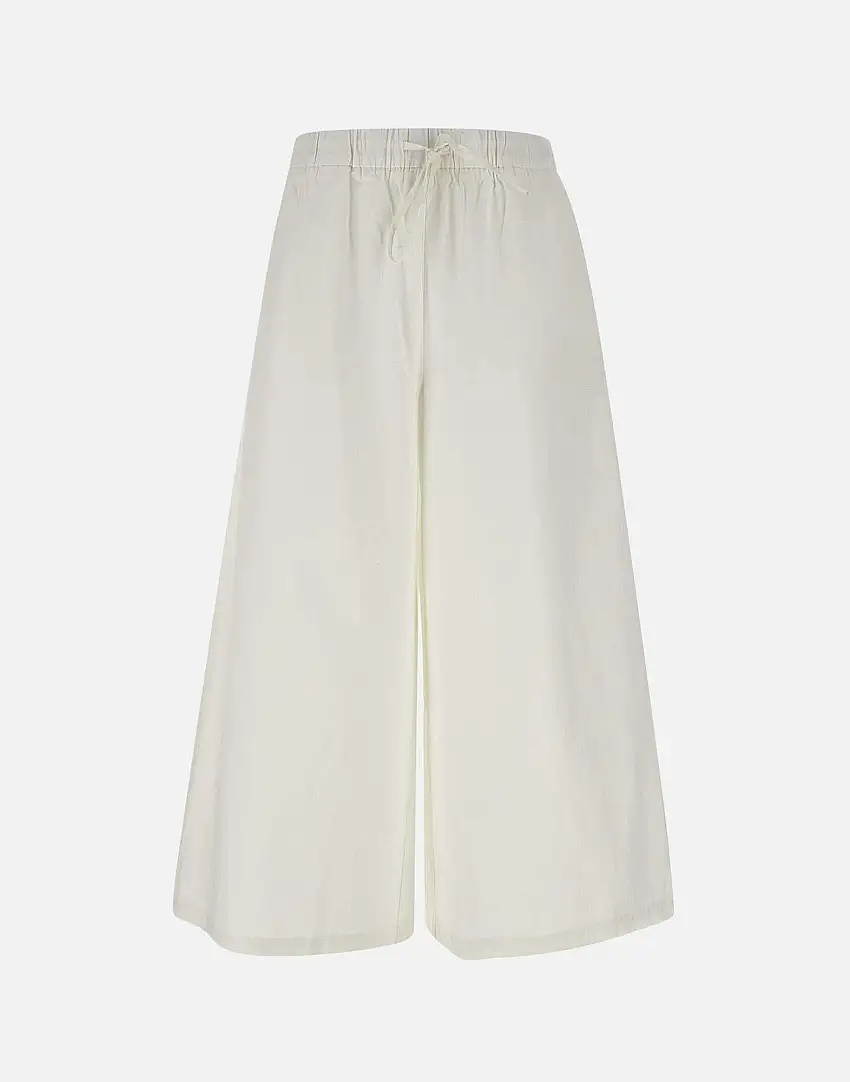 "Cotton drawstring trousers" 61758218